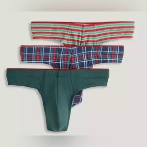 NWT Jockey Casual Cotton Stretch Thong - 3 Pack